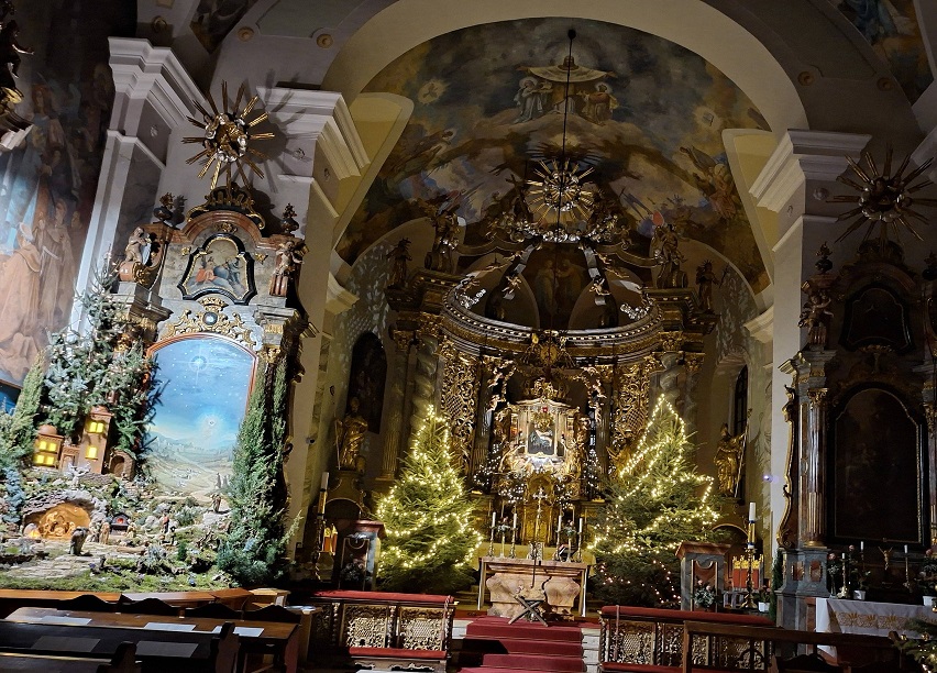 Élő Betlehem a Ferences Kegytemplomban