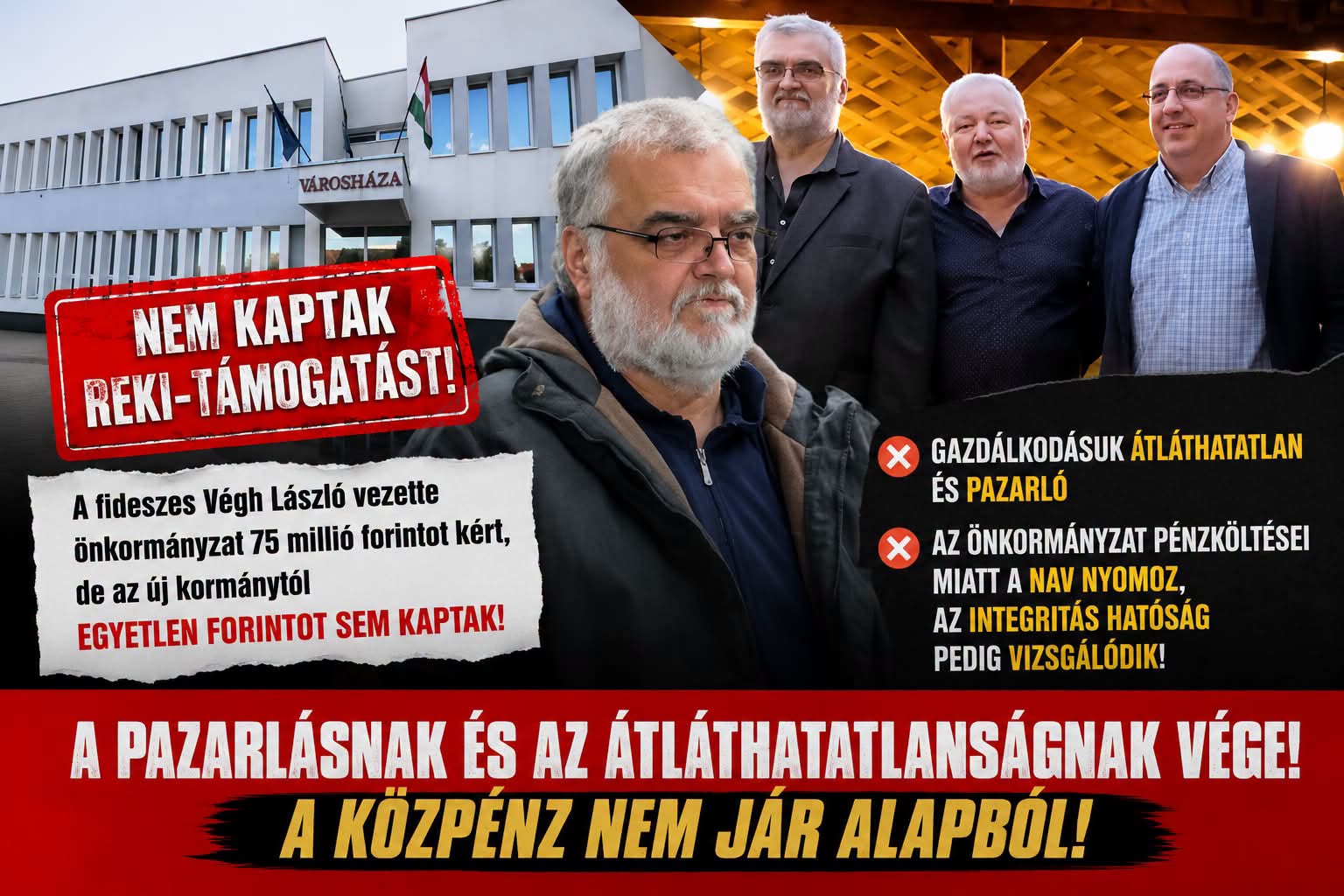 Nem érkezett REKI támogatás Sümegre