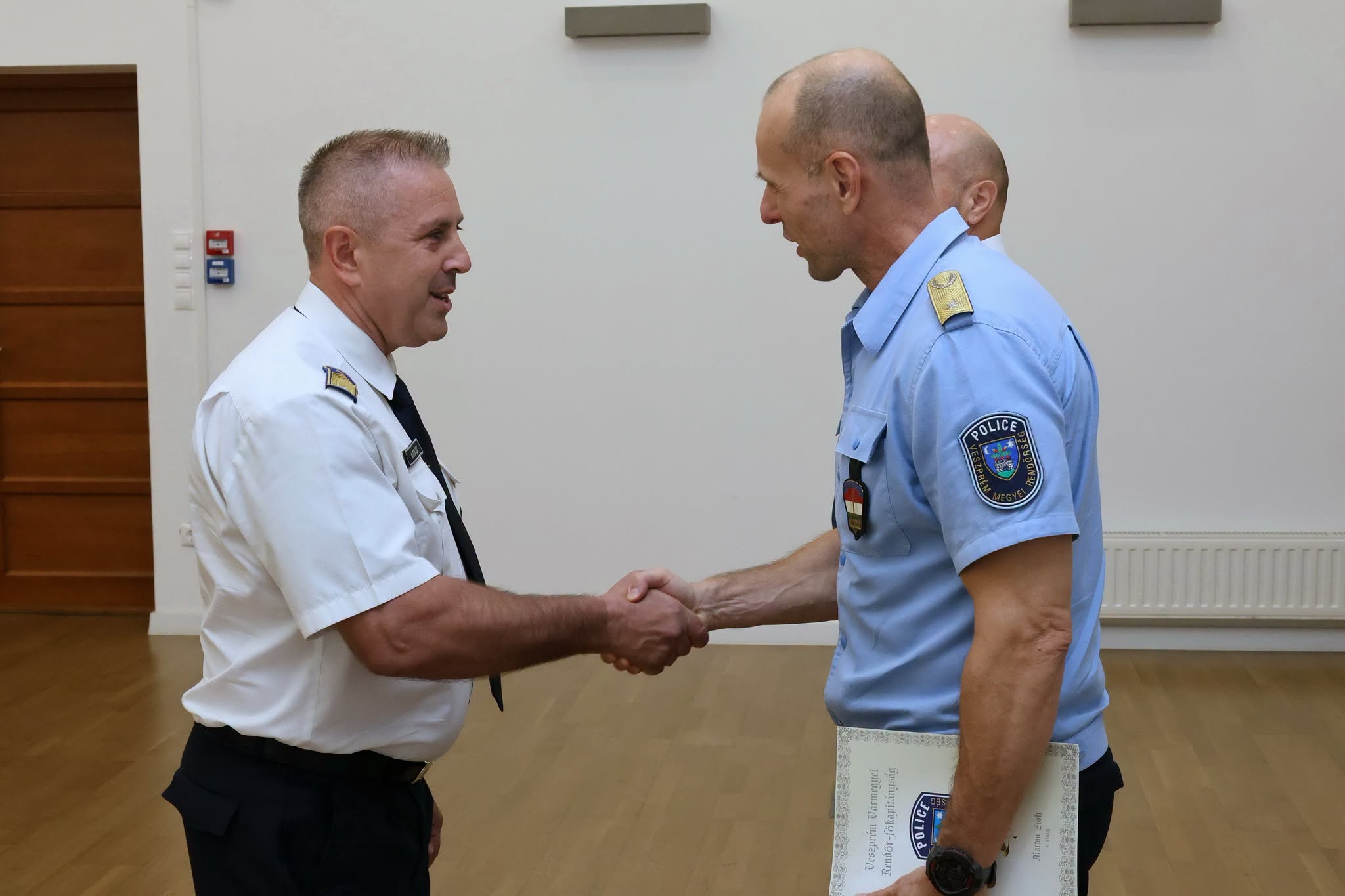Elismerésben részesült Marton Zsolt r.őrnagy