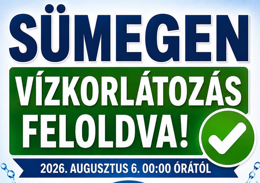 Vízkorlátozás feloldva
