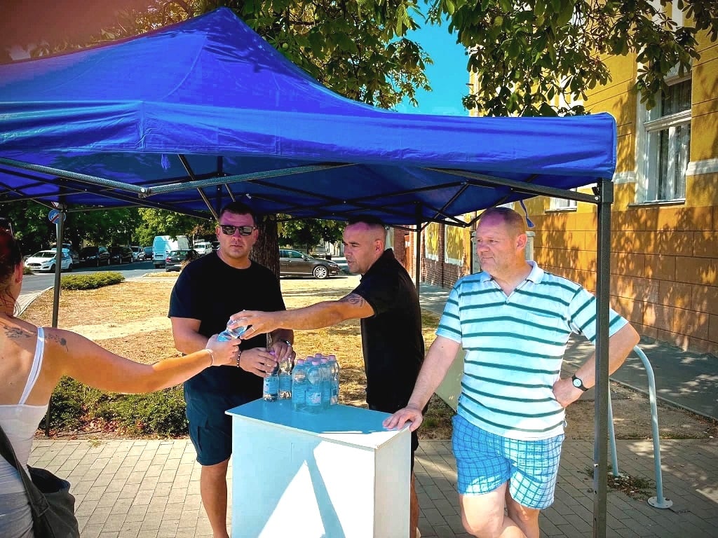 Vízosztás Sümegen