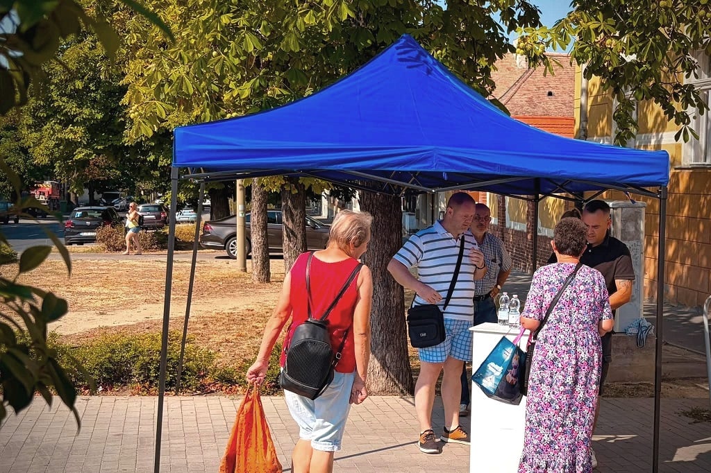 Vízosztás Sümegen