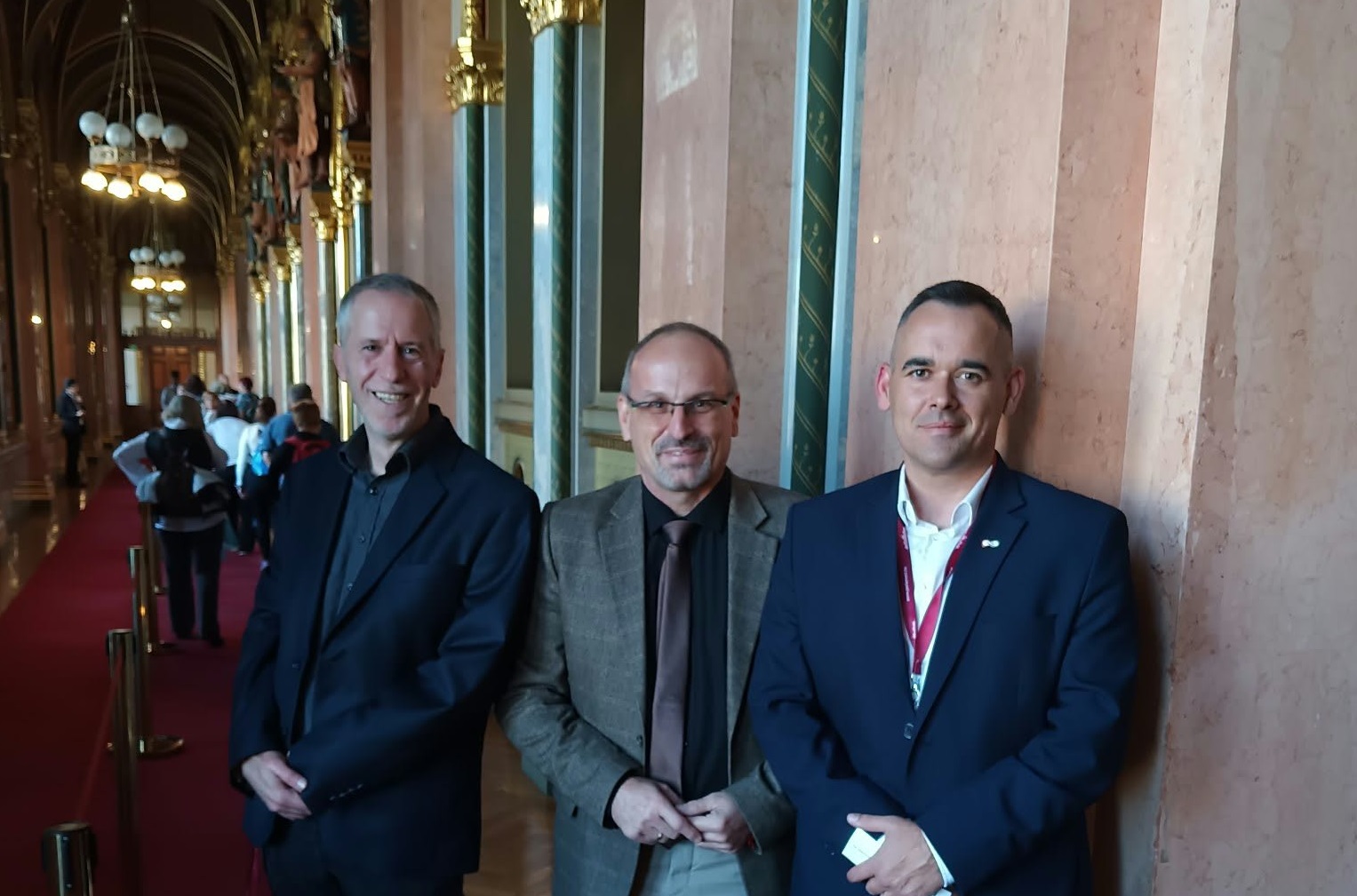 Parlament látogatás - Dr. Balatincz Péter, Kovács Mihály, Zenkovics Ferenc